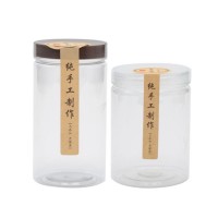 Disposable PET clear plastic cookies packaging container with lid