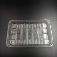 eco-friendly  plastic vegetable tray disposable packaging box