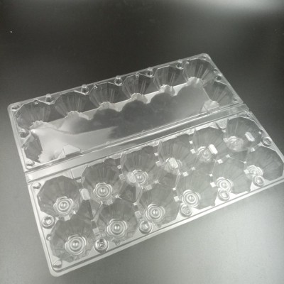 cheap clear disposable 12 holes plastic egg box