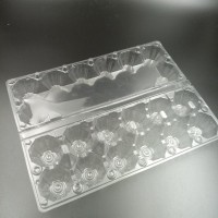 cheap clear disposable 12 holes plastic egg box